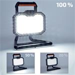 Solight WM-20W-RE, LED reflektor, 20W, prenosný, nabijací, 2000lm, oranžovo-čierny