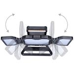 Solight WM-30W-RE, LED reflektor, 30W, prenosný, nabijací, 3000lm, oranžovo-čierny