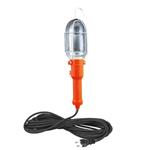 Solight WM18, montážna lampa, E27, AC 230V, 5m, oranžová s kovovou mriežkou