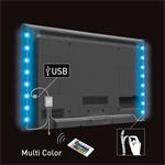 Solight WM504, LED RGB pásik pre TV, 2 x 50cm, USB, vypínač, diaľkový ovládač