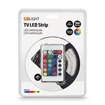 Solight WM55, LED svetelný pás, RGB, 3m, sada s 12V adaptérom a DO, 7,2W/m, IP20