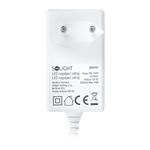 Solight WM701, sieťový adaptér pre LED pásiky, 230V - 12V, 2A, 24W, biela farba