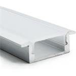 Solight WM905-2, hliníková lišta s bočnicami pre LED pásiky, 22x17x8mm