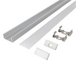 Solight WM906-1, hliníková lišta pre LED pásiky, 18x9mm