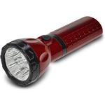 Solight WN10, svietidlo nabíjacie LED červenočierna plug-in Pb 800mAh 9xLED