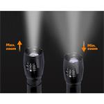 Solight WN26, nabíjacie LED svietidlo, 300lm, Cree, fokus, Li-Ion, USB nabíjanie, power banka