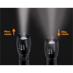 Solight WN26, nabíjacie LED svietidlo, 300lm, Cree, fokus, Li-Ion, USB nabíjanie, power banka
