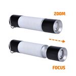 Solight WN43, LED ručné nabíjacie svietidlo s kampingovým lampášom, 250lm, Li-Ion, power bank, USB