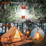 Solight WN43, LED ručné nabíjacie svietidlo s kampingovým lampášom, 250lm, Li-Ion, power bank, USB