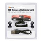 Solight WN45, LED zadné cyklo svetlo, 3W COB, nabíjacie, Li-Ion, USB