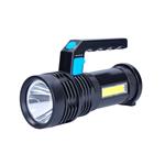 Solight WN46, LED ručné nabíjacie svietidlo s bočným svetlom, 150+100lm, Li-Ion