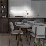 Solight WO212, LED lineárne svietidlo podlinkové, 15W, 4100K, 3-stupňové stmievanie, vypínač, hliník, 90cm