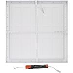 Solight WO27-W, LED stropné osvetlenie prisadené, 40W, 4800lm, 4000K, UGR<19, 60x60cm, 3 roky záruka, biela farba