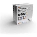 Solight WO3001-W, LED stolná nabíjacia lampička, clip, biela
