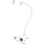 Solight WO3001-W, LED stolná nabíjacia lampička, clip, biela