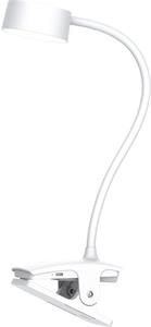 Solight WO3001-W, LED stolná nabíjacia lampička, clip, biela