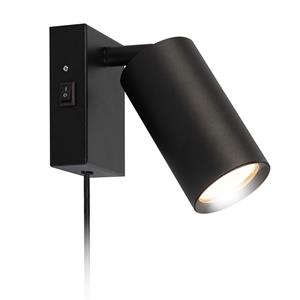 Solight WO3002-B, nástenná lampička CELE, 1x GU10, čierna