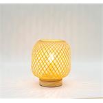 Solight WO3107, ratanová LED lampáš s LED žiarovkou, teplá biela, 2x AAA, 19cm