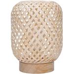 Solight WO3107, ratanová LED lampáš s LED žiarovkou, teplá biela, 2x AAA, 19cm