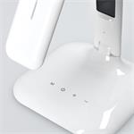 Solight WO43, LED stolná lampa s displejom, biela, (rozbalené)