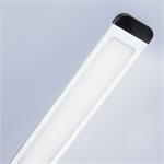 Solight WO51-S, LED stolná lampička stmievateľná, 11W, zmena chromatickosti, brúsený hliník, strieborná