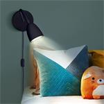 Solight WO54-B, LED nástenná lampička, stmievateľná, 4W, 280lm, 3000K, čierna