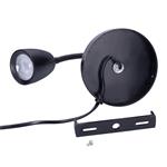 Solight WO54-B, LED nástenná lampička, stmievateľná, 4W, 280lm, 3000K, čierna