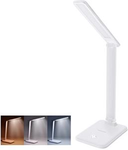 Solight WO64-W, LED stolná lampička 10W, 490lm, zmena CCT, stmievanie, biela