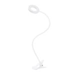 Solight WO66-W, LED stmievateľná stolná lampička s klipom, biela