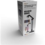 Solight WO67, LED stmievateľná lampička s RGB podsvietením, 10W, 600lm, zmena chromatičnosti, diaľkový ovládač