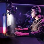 Solight WO67, LED stmievateľná lampička s RGB podsvietením, 10W, 600lm, zmena chromatičnosti, diaľkový ovládač