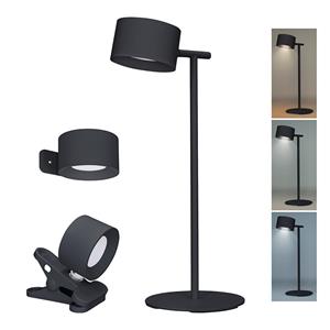 Solight WO68-B, LED nabíjacia lampička 3v1, čierna
