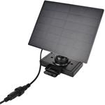 Solight WO7203, LED solárne svetlo so senzorom, 9W, 850lm, 4000K, Li-Ion, čierna