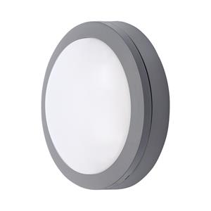 Solight WO746, LED vonkajšie osvetlenie guľaté, sivé, 13W, 910lm, 4000K, IP54, 17cm