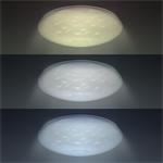 Solight WO763, LED stropné svetlo Star, okrúhle, 24W, 1440lm, diaľkové ovládanie, 37cm