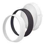 Solight WO780-2, LED vonkajšie osvetlenie so senzorom a nastaviteľnou CCT, 15/18/20W, 1800lm, 22cm, 2v1, biely a čierny