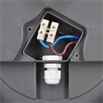 Solight WO781-G-M, LED vonkajšie osvetlenie so senzorom Siena, sivé, 20W, 1500lm, 4000K, IP54, 23cm