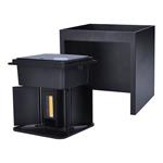 Solight WO801-B, LED vonkajšie nástenné osvetlenie Parma, 6W, 360lm, 10-110°, čierna