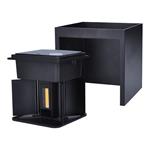 Solight WO801-B, LED vonkajšie nástenné osvetlenie Parma, 6W, 360lm, 10-110°, čierna