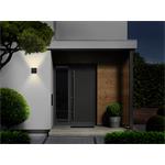 Solight WO801-B, LED vonkajšie nástenné osvetlenie Parma, 6W, 360lm, 10-110°, čierna