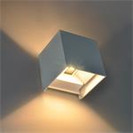 Solight WO801-W, LED vonkajšie nástenné osvetlenie Parma, 6W, 360lm, 10-110°, biela