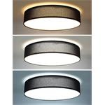 Solight WO8014, LED osvetlenie s diaľkovým ovládaním Penley, 48W, 3360lm, 40cm, zmena chromatickosti, stmievateľná