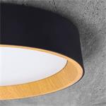 Solight WO8016, LED osvetlenie s diaľkovým ovládačom Larios Black, 48W, 3360lm, 39cm, zmena chromatickosti, stmievateľná