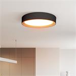 Solight WO8016, LED osvetlenie s diaľkovým ovládačom Larios Black, 48W, 3360lm, 39cm, zmena chromatickosti, stmievateľná