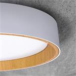 Solight WO8017, LED osvetlenie s diaľkovým ovládačom Larios White, 48W, 3360lm, 39cm, zmena chromatickosti, stmievateľná