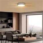 Solight WO8017, LED osvetlenie s diaľkovým ovládačom Larios White, 48W, 3360lm, 39cm, zmena chromatickosti, stmievateľná