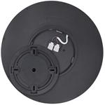 Solight WO8018, LED osvetlenie s diaľkovým ovládačom Estela Black, 36W, 2700lm, 30cm, zmena chromatickosti, stmievateľná