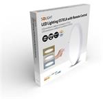 Solight WO8019, LED osvetlenie s diaľkovým ovládačom Estela White, 36W, 2700lm, 30cm, zmena chromatickosti, stmievateľná