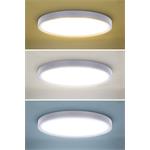 Solight WO8019, LED osvetlenie s diaľkovým ovládačom Estela White, 36W, 2700lm, 30cm, zmena chromatickosti, stmievateľná