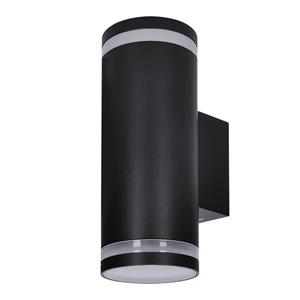 Solight WO811, LED vonkajšie nástenné osvetlenie Potenza, 2x GU10, čierna